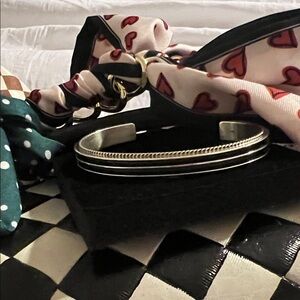 Sterling Silver Stamped Cuff